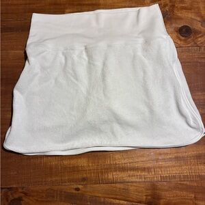 Offline by Aerie White Terry Tennis Skirt Lined Size Small